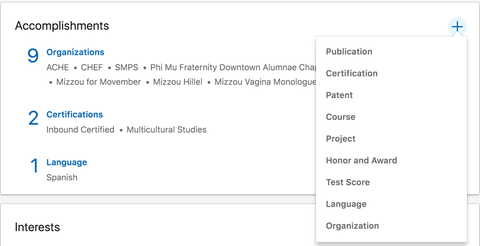small business linkedin profile