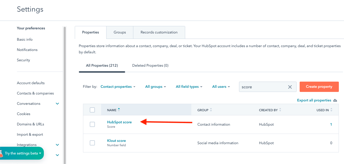 Update HubSpot Lead Score