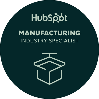HubSpot Manufacturing Industry Specialization Badge